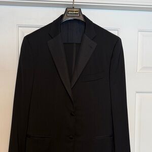 Isaia Elegant Black Men's Tuxedo